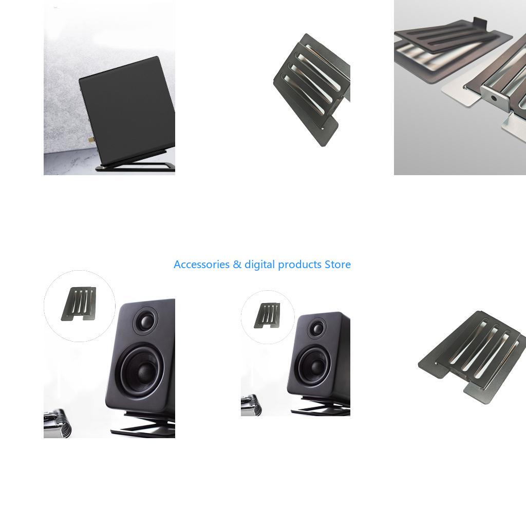 Speaker Desk Setup - 77JD Dudukan Speaker Sudut Miring Ergonomis