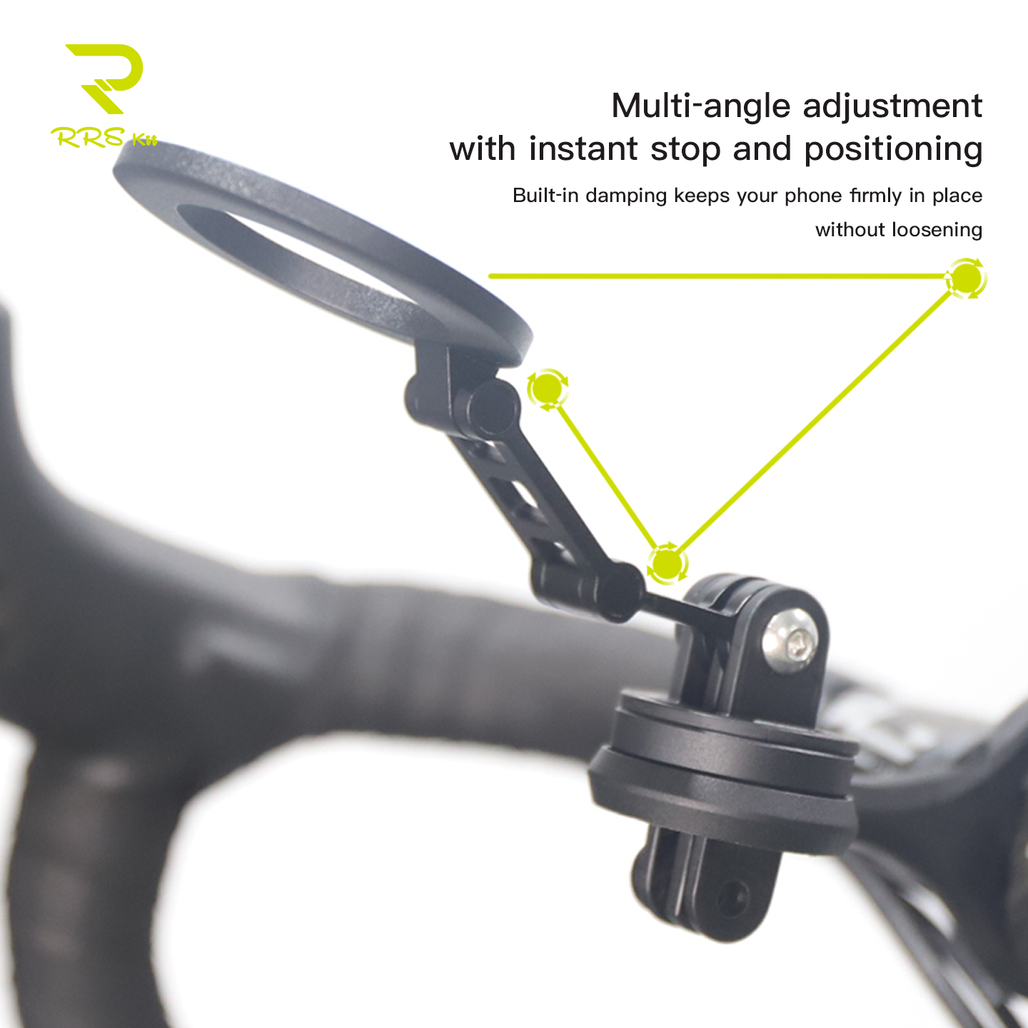 Dual Phone Holder - Penyangga Ponsel Magnetik RRSKIT untuk Sepeda