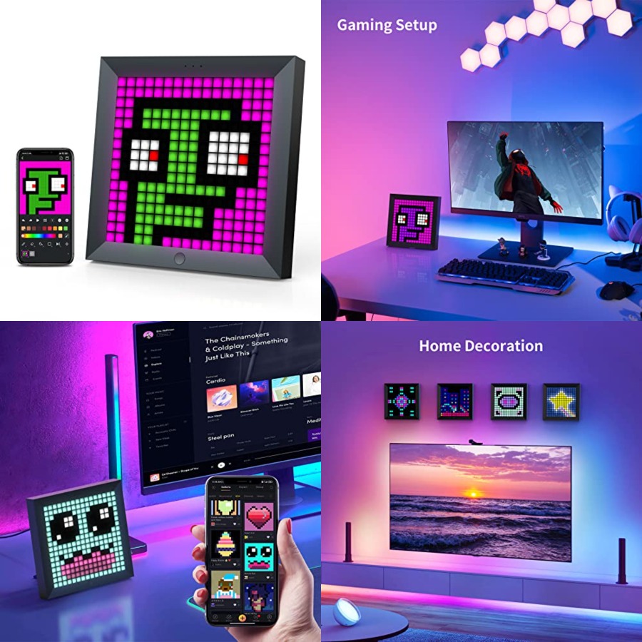 Desk Setup Lighting - Panel Layar Piksel LED Cocok untuk