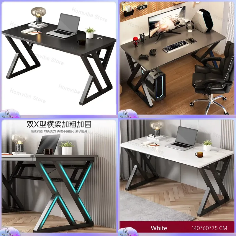 Desk Setup L Shaped - Meja Komputer Minimalis Modern untuk Kantor
