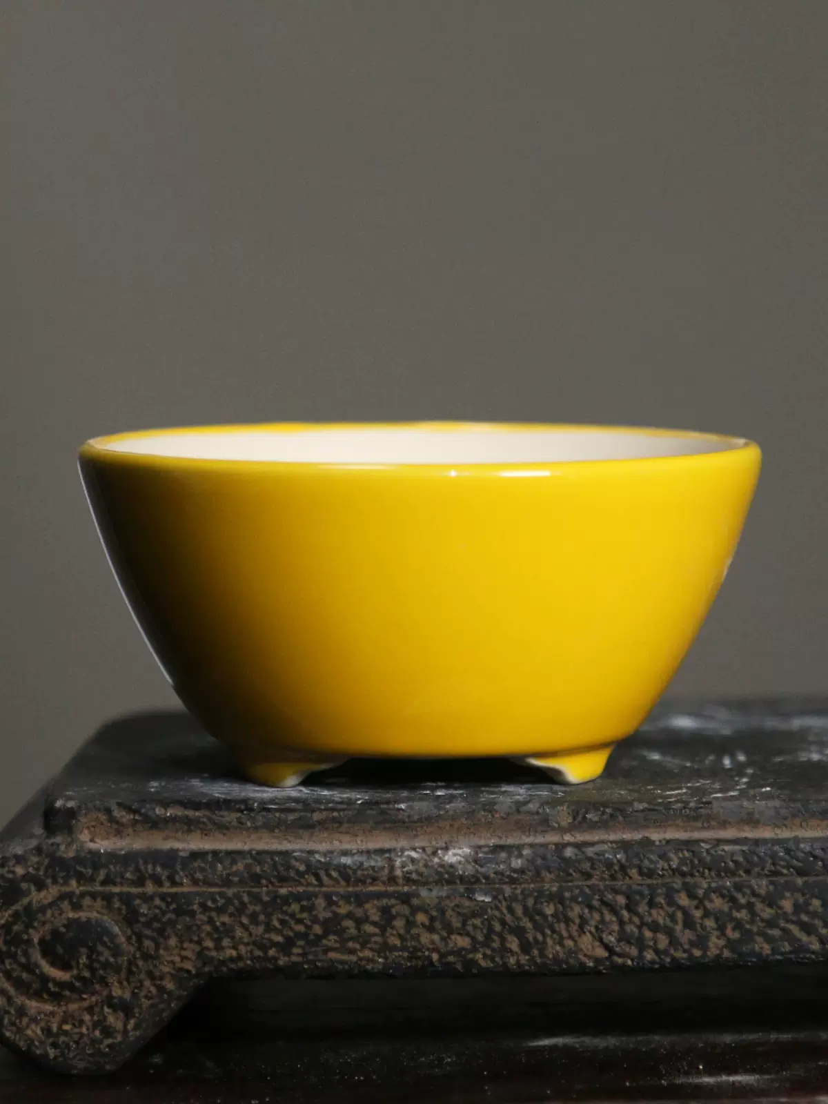 Plant Pot Small Desk - Pot Bonsai Bulat Warna-warni Porselen, Vas