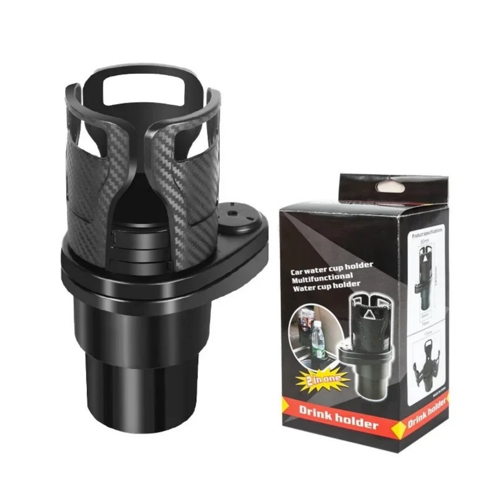 Dual Phone Holder - Tempat Cangkir Minuman Mobil Universal, Braket