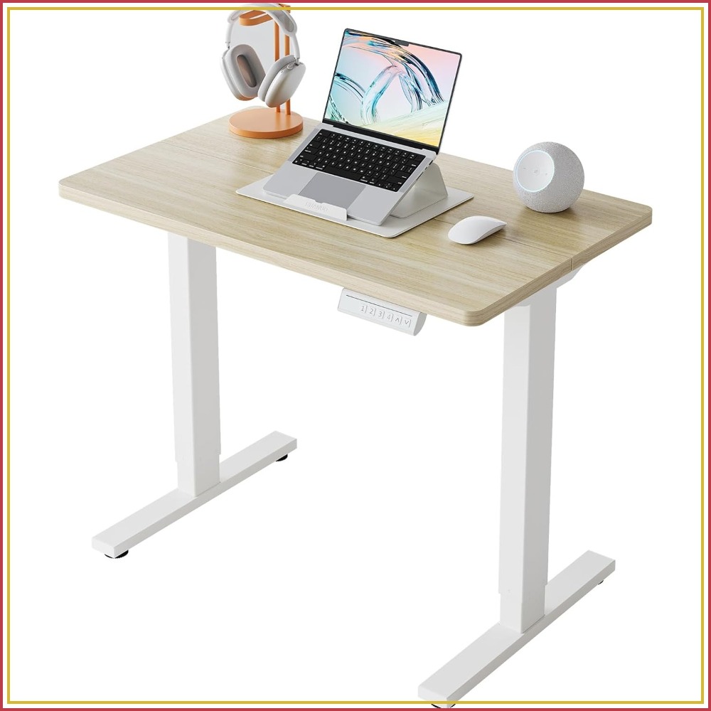 Desk Setup L Shaped - Meja Kerja Elektrik Kecil yang Dapat