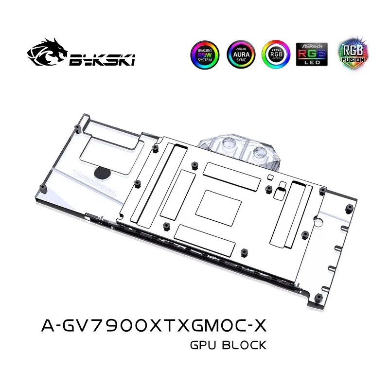 Amd Vga Rx 7900 Xtx - Bykski A-GV7900XTXGMOC-X Water Block Digunakan untuk