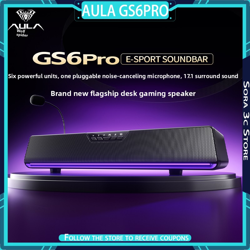 Speaker Desk Setup - Speaker Esports AULA GS6Pro Bluetooth Dual-mode