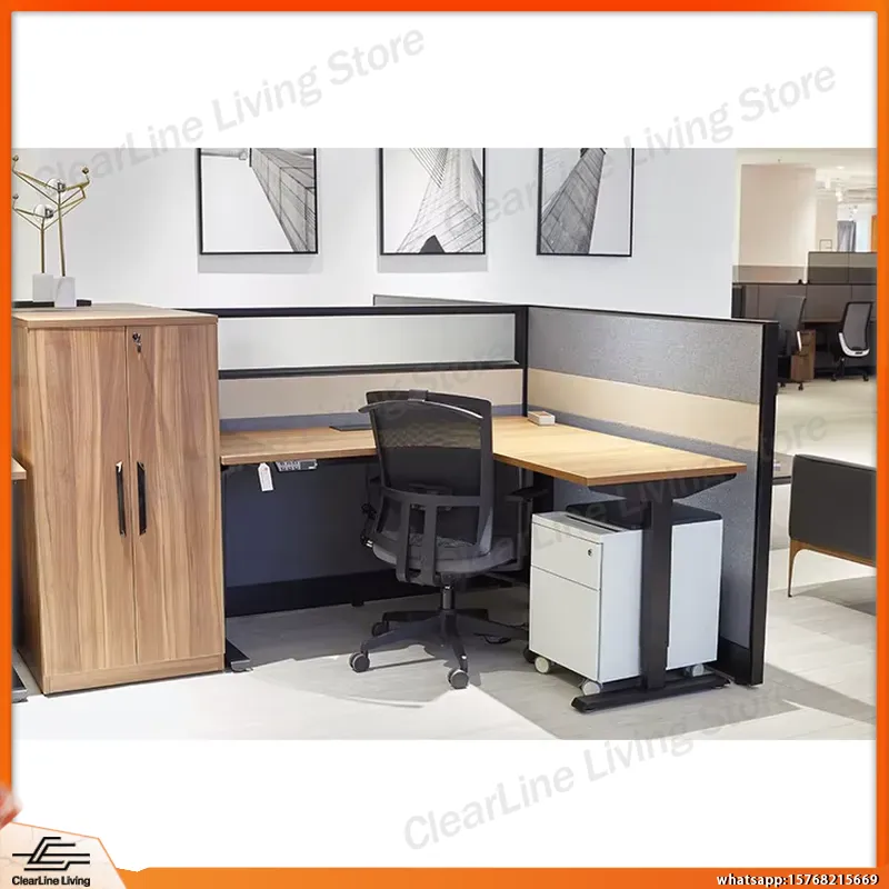 Desk Setup L Shaped - Meja Gaming Elektrik Bentuk L dengan