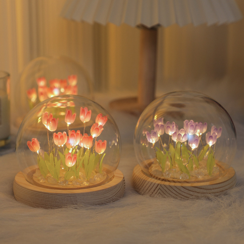 Desk Setup Lighting - Tas kulit Tulip buatan tangan, tas