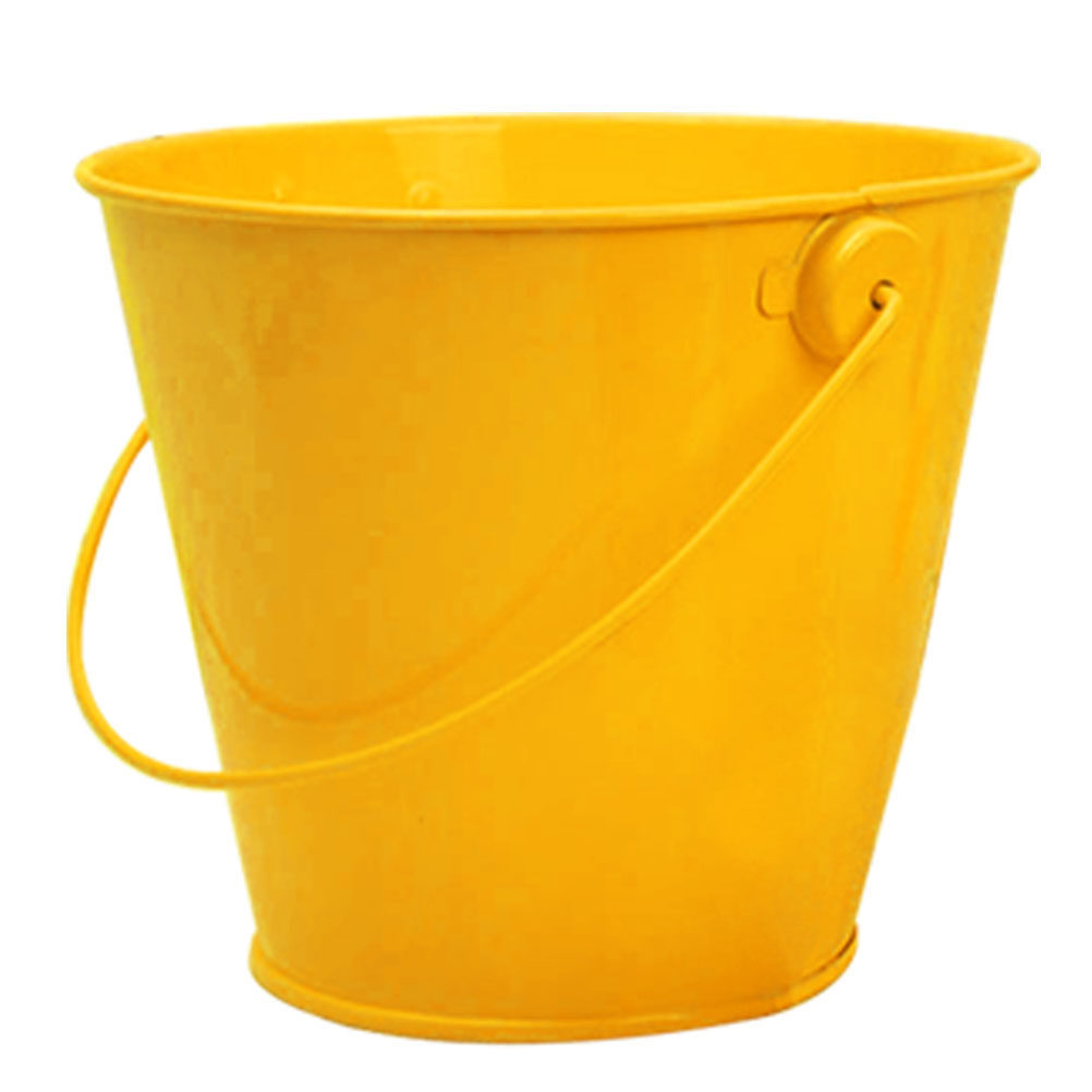 Plant Pot Small Desk - 6 Buah Ember Logam Mini untuk