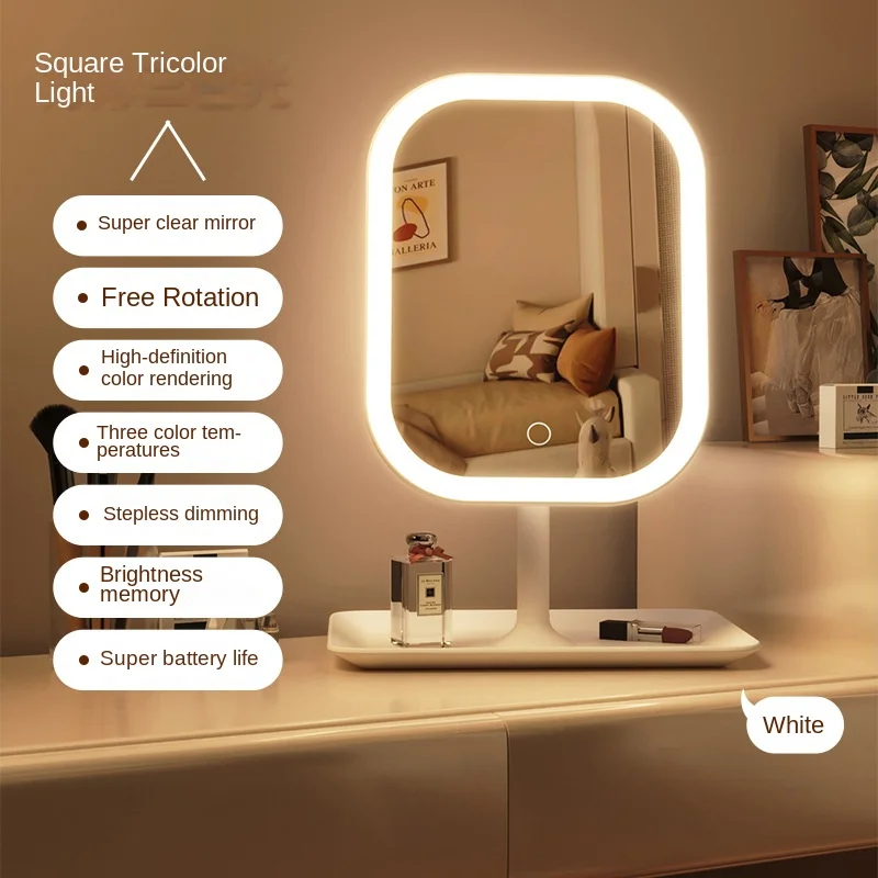 Desk Setup Lighting - Cermin Rias LED Modern untuk Meja,