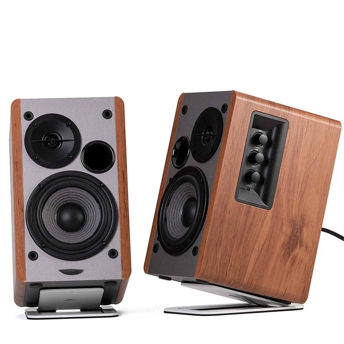2 Buah Dudukan Speaker Desktop - Speaker Desk Setup ulasan dan harga