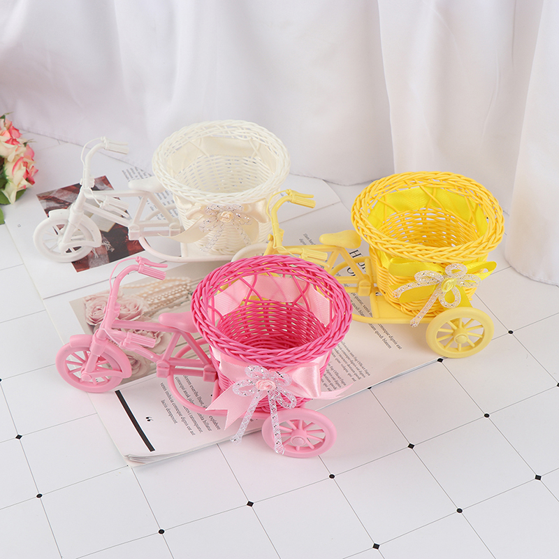 Keranjang Bunga Sepeda Roda Ti - Plant Pot Small Desk ulasan dan harga
