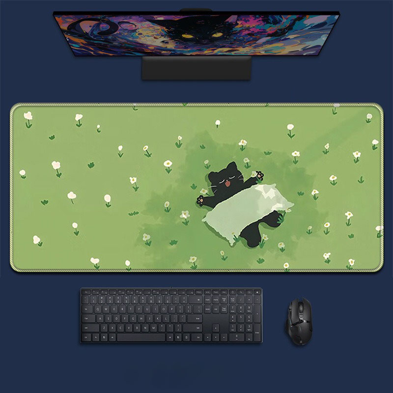 Alas Mouse Gaming Besar Pemand - Desk Setup Natural ulasan dan harga