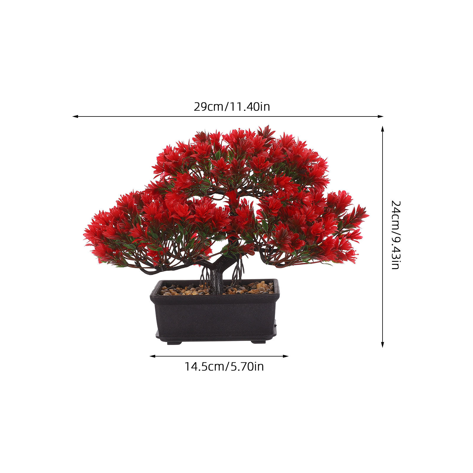 Pohon Bonsai Buatan Plastik Ke - Plant Pot Small Desk ulasan dan harga