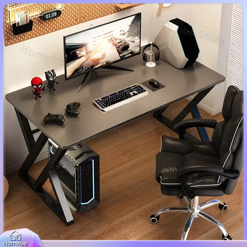 Meja Komputer Minimalis Modern - Desk Setup L Shaped ulasan dan harga