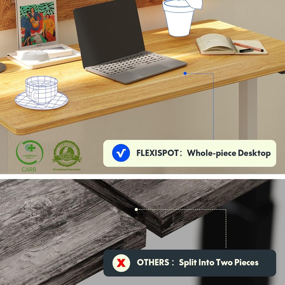 Meja Kerja Elektrik Satu Bagia - Desk Setup One Monitor ulasan dan harga