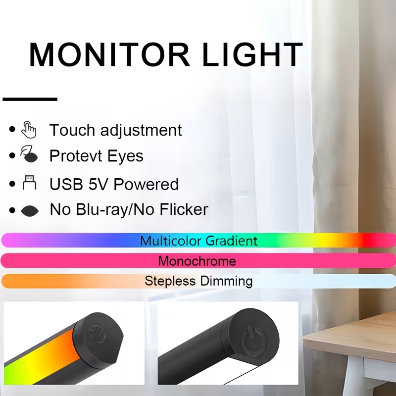 Lampu Monitor LED untuk Layar  - Desk Setup Rgb ulasan dan harga