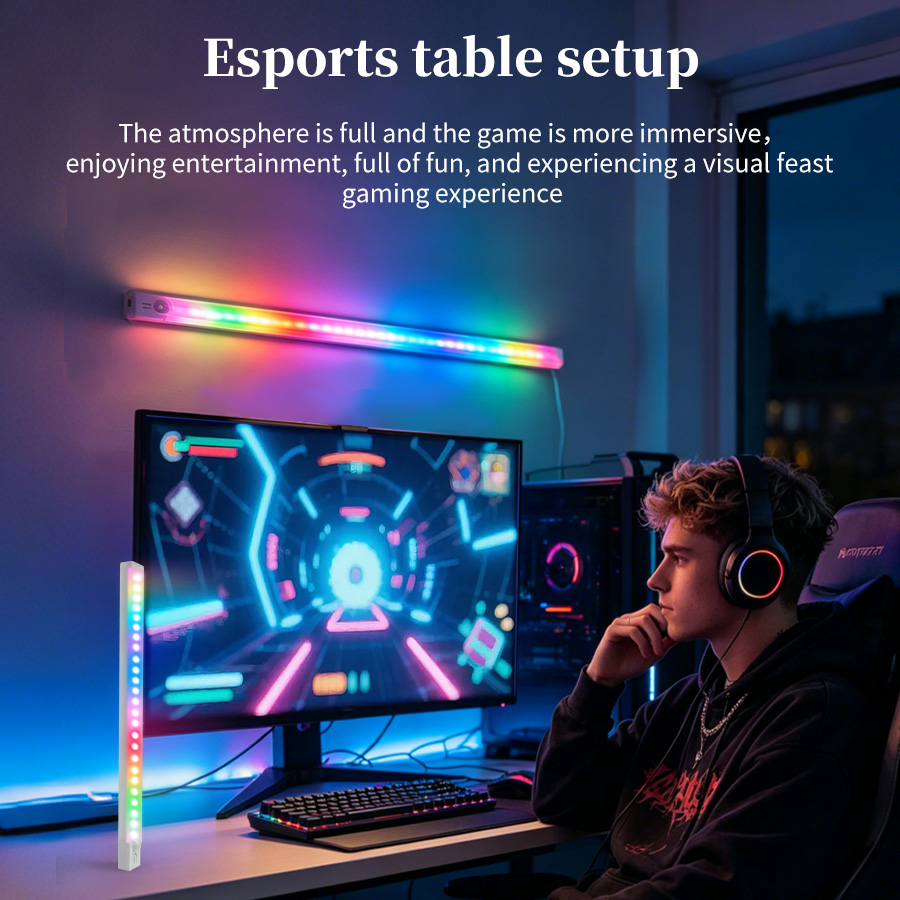 Lampu Meja LED RGB Dapat Diisi - Desk Setup Rgb ulasan dan harga