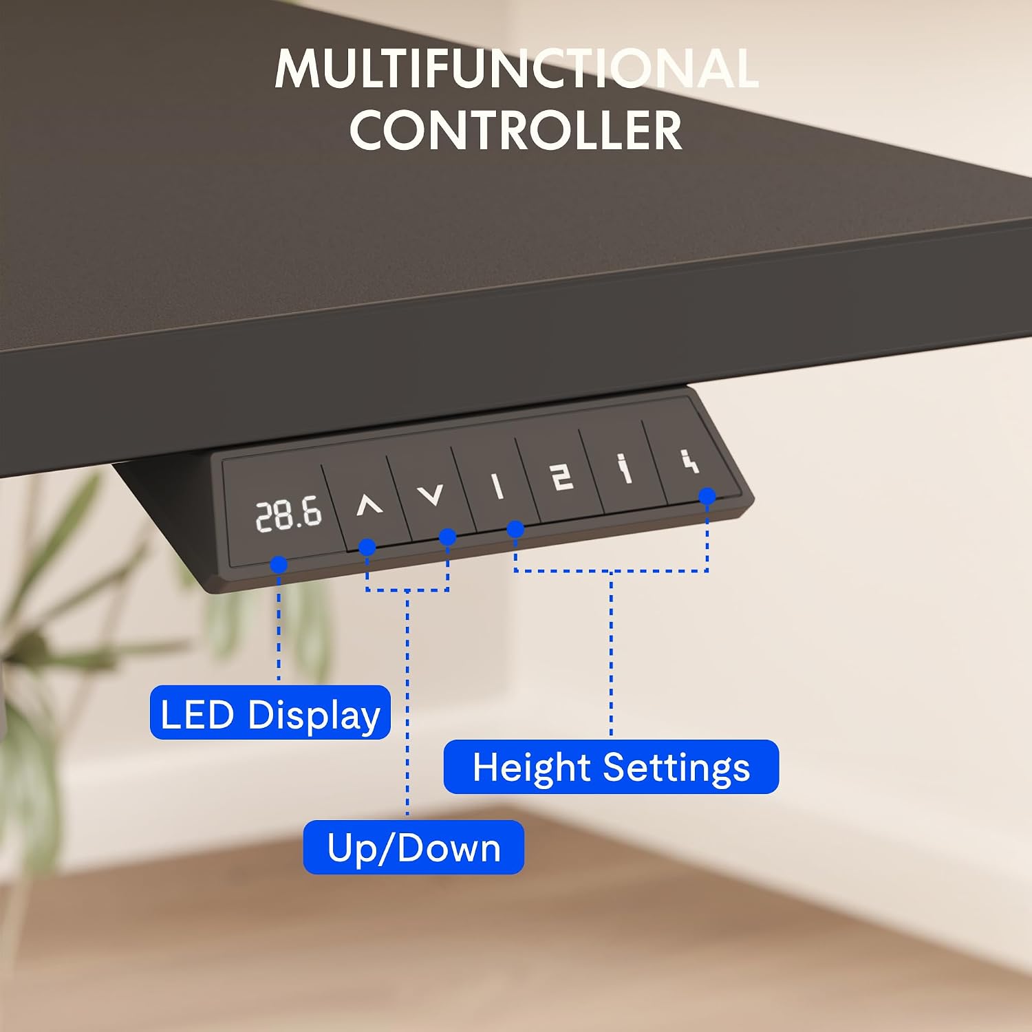 FLEXISPOT Meja Berdiri Elektri - Desk Setup One Monitor ulasan dan harga