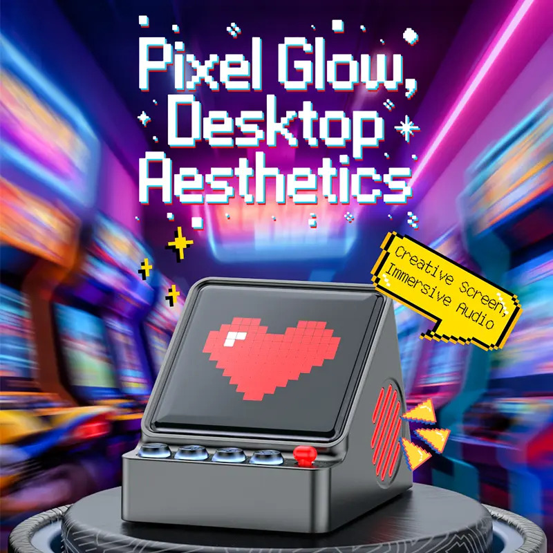 Speaker Portabel LED yang Dapa - Speaker Desk Setup ulasan dan harga