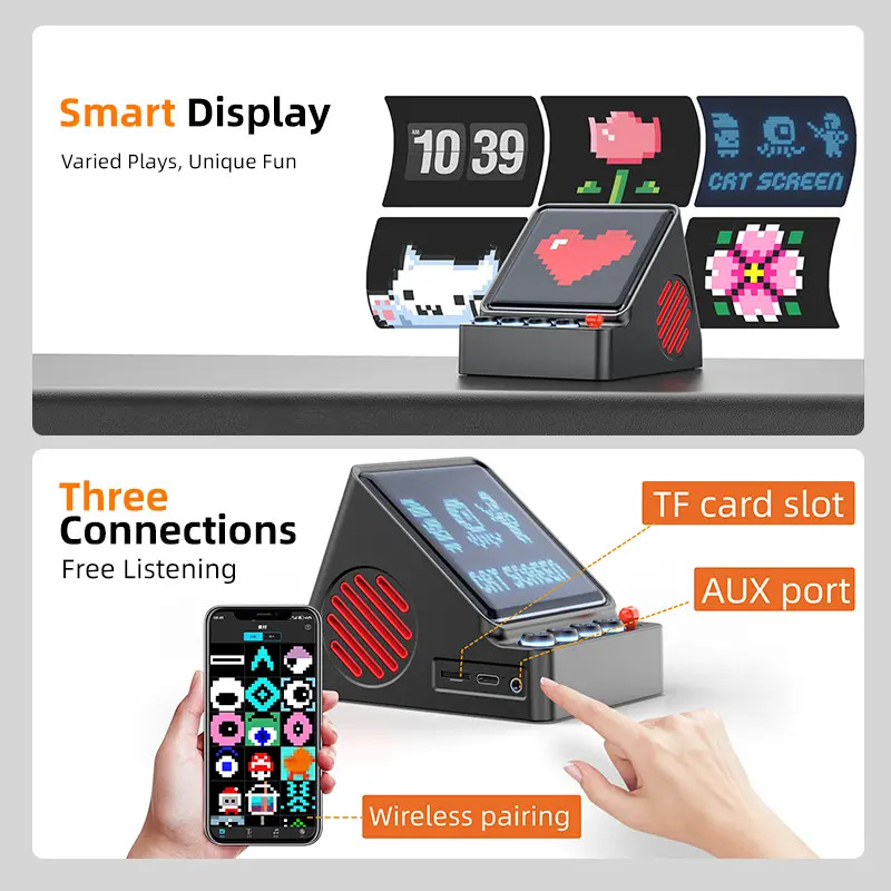 Speaker Portabel LED yang Dapa - Speaker Desk Setup ulasan dan harga