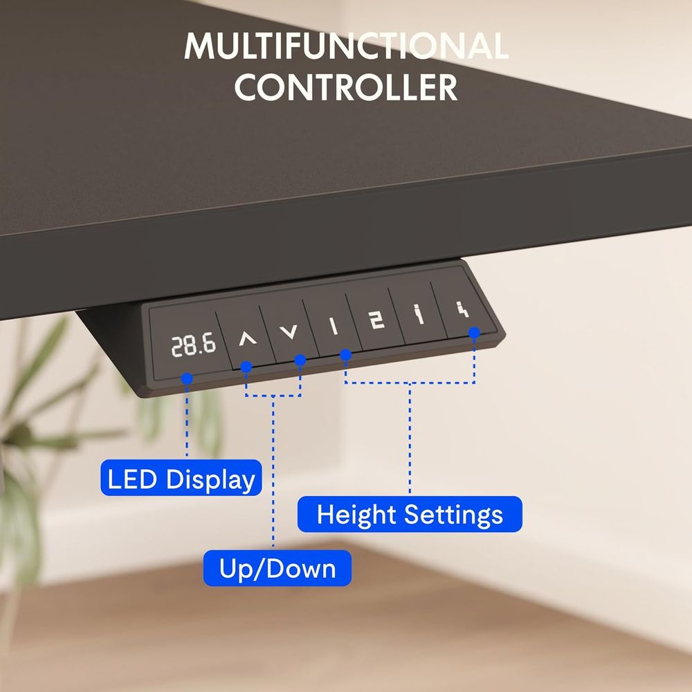 Meja Kerja Elektrik Satu Bagia - Desk Setup One Monitor ulasan dan harga