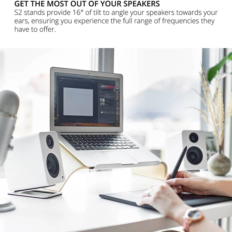 Xnyocn dudukan Speaker kompute - Speaker Desk Setup ulasan dan harga