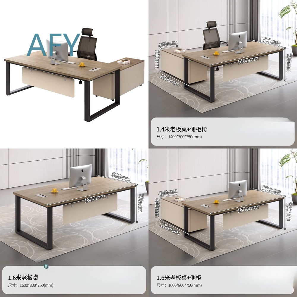 Set Meja Eksekutif untuk Works - Desk Setup L Shaped ulasan dan harga