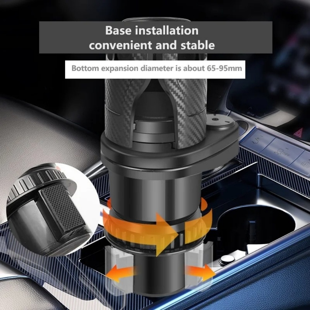 Tempat Cangkir Minuman Mobil U - Dual Phone Holder ulasan dan harga