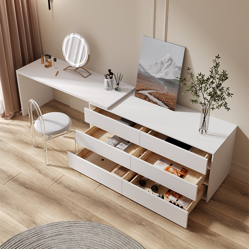 Meja Rias, Meja Komputer Kanto - Desk Setup L Shaped ulasan dan harga