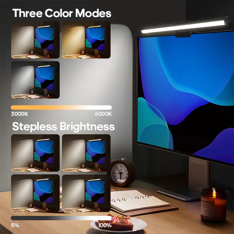 Lampu Bar Monitor RGB, Lampu M - Desk Setup Lighting ulasan dan harga