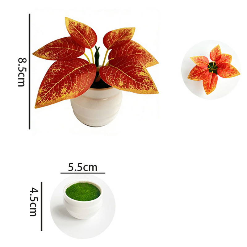 Tanaman hijau buatan dalam pot - Plant Pot Small Desk ulasan dan harga