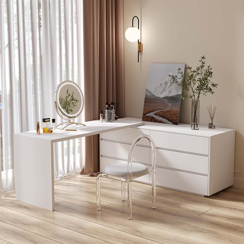 Meja rias, meja komputer rumah - Desk Setup L Shaped ulasan dan harga