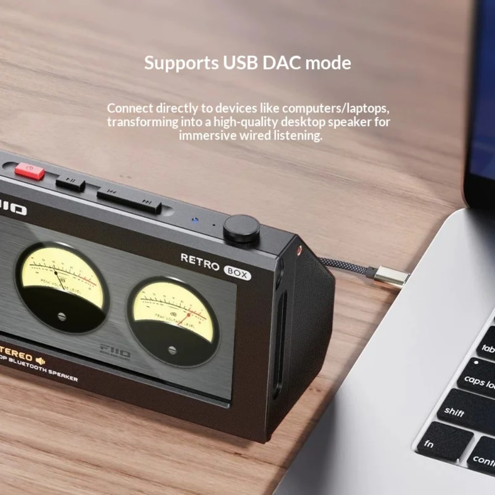 FiiO RETRO BOX Speaker Stereo  - Speaker Desk Setup ulasan dan harga