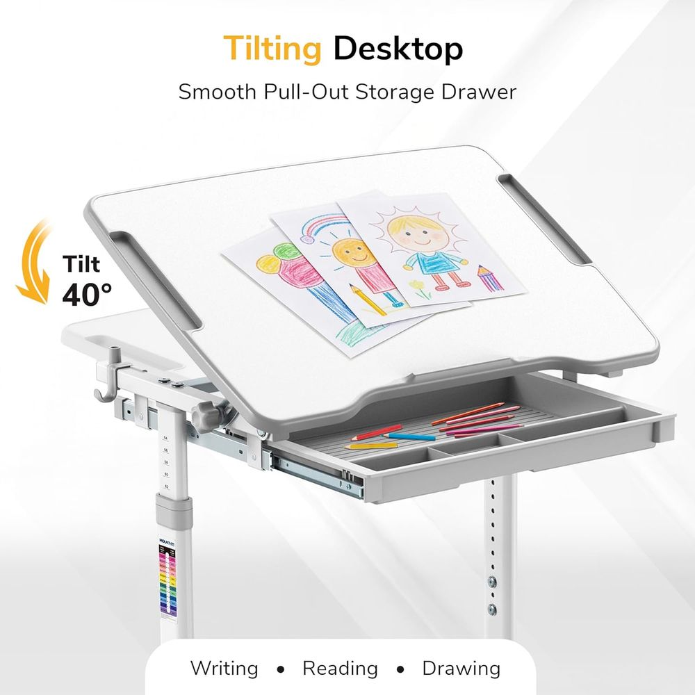 Set Meja dan Kursi Anak dengan - Desk Setup Kids ulasan dan harga