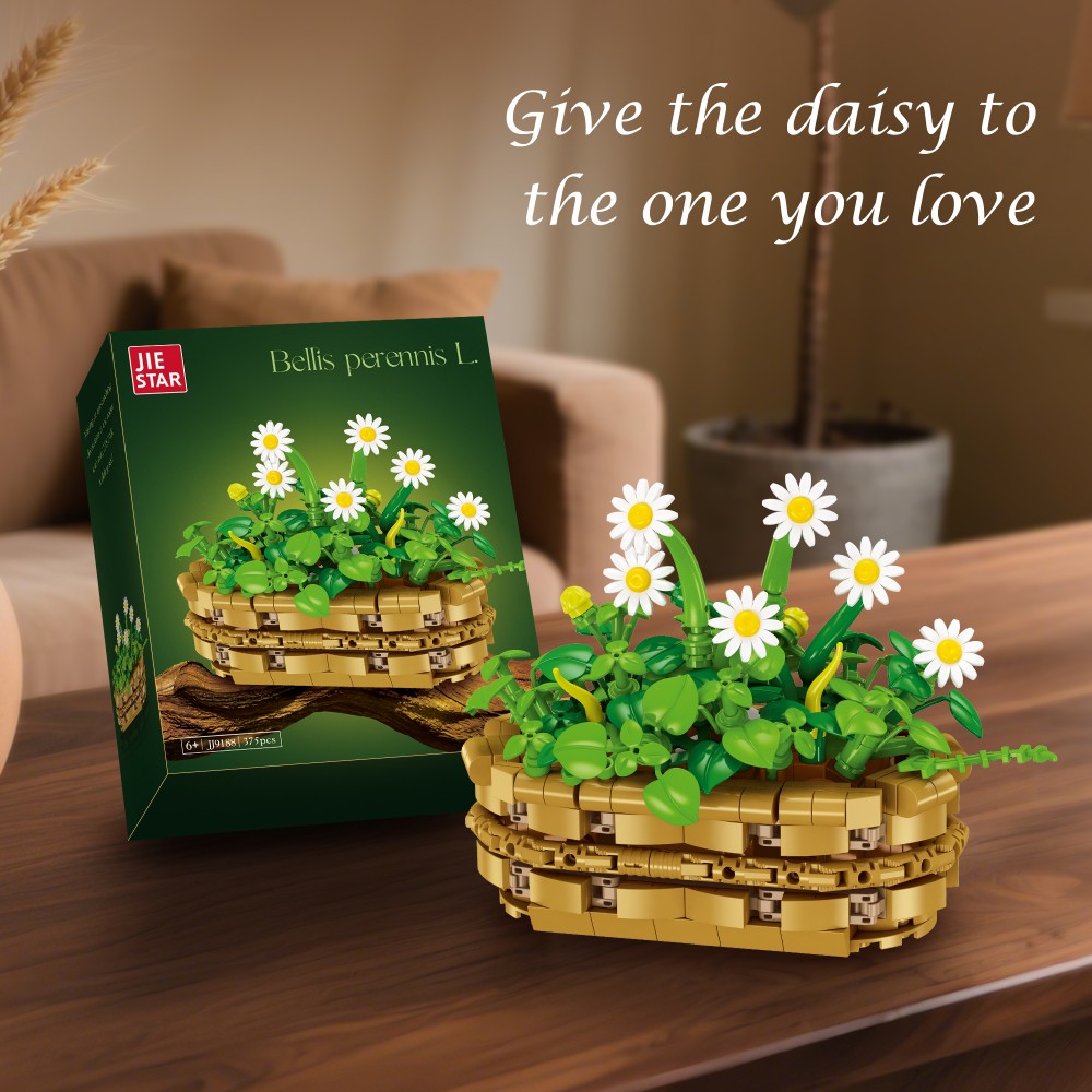 375 Buah Blok Bangunan Tanaman - Plant Pot Small Desk ulasan dan harga