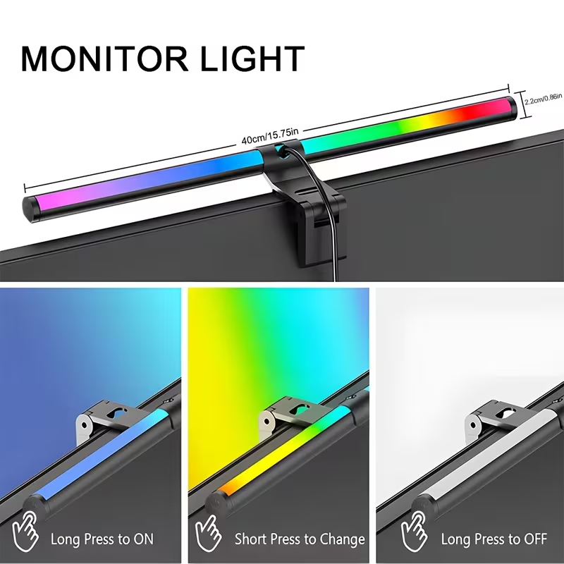 Lampu LED Bar untuk Monitor Ko - Desk Setup Lighting ulasan dan harga