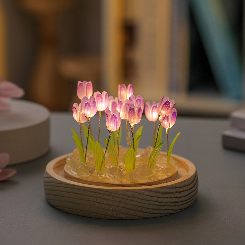 Tas kulit Tulip buatan tangan, - Desk Setup Lighting ulasan dan harga
