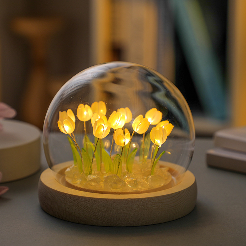 Tas kulit Tulip buatan tangan, - Desk Setup Lighting ulasan dan harga