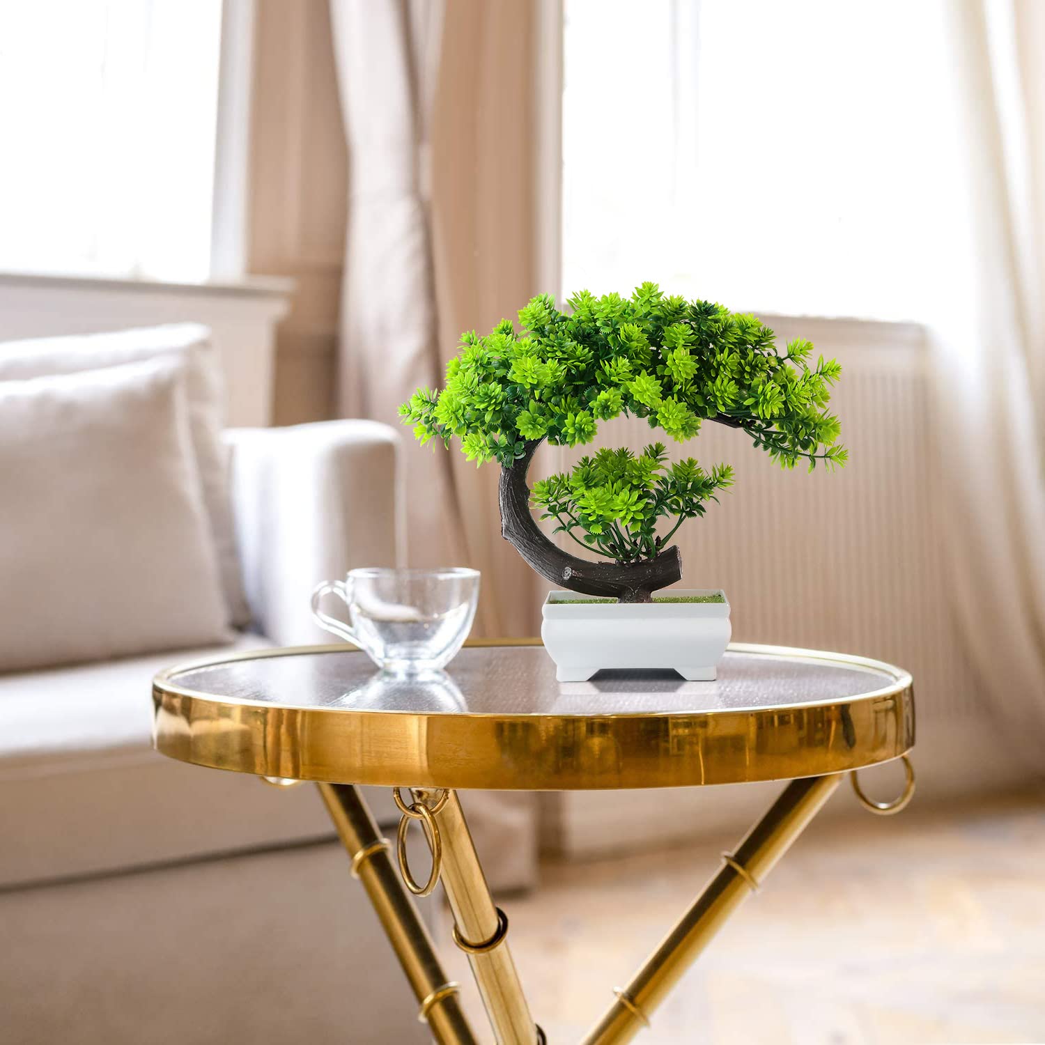 Tanaman Buatan Kecil Uflower,  - Plant Pot Small Desk ulasan dan harga