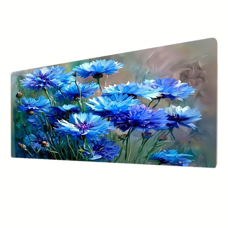 Alas Mouse Biru Cornflower Ber - Desk Setup Natural ulasan dan harga