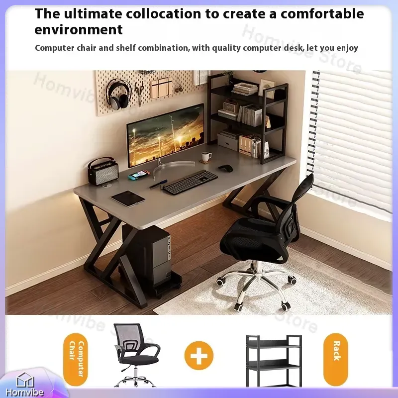 Meja Komputer Kayu Modern untu - Desk Setup L Shaped ulasan dan harga