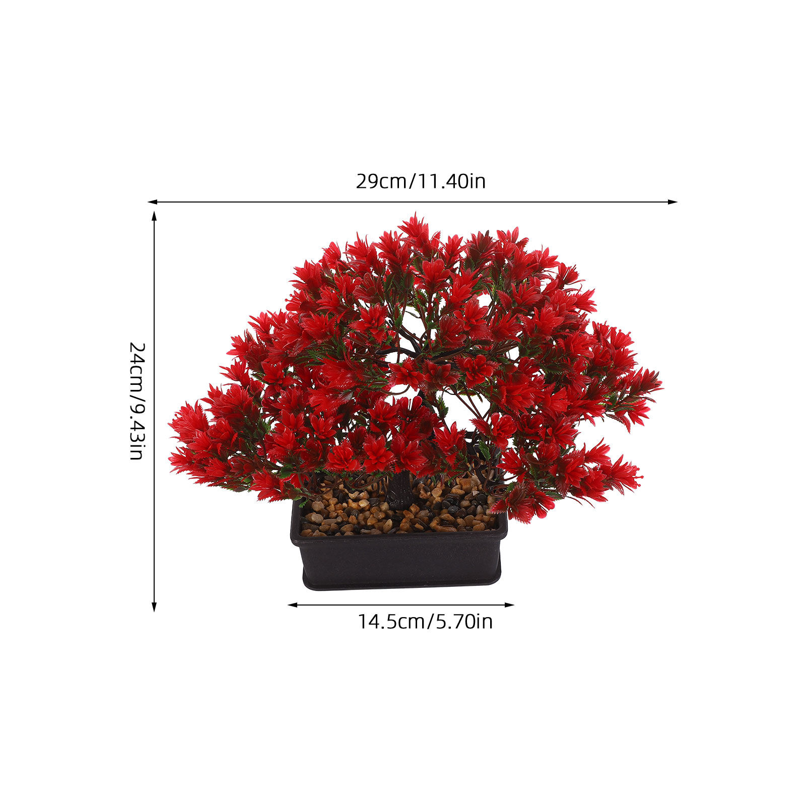 Pohon Bonsai Buatan Kecil Real - Plant Pot Small Desk ulasan dan harga