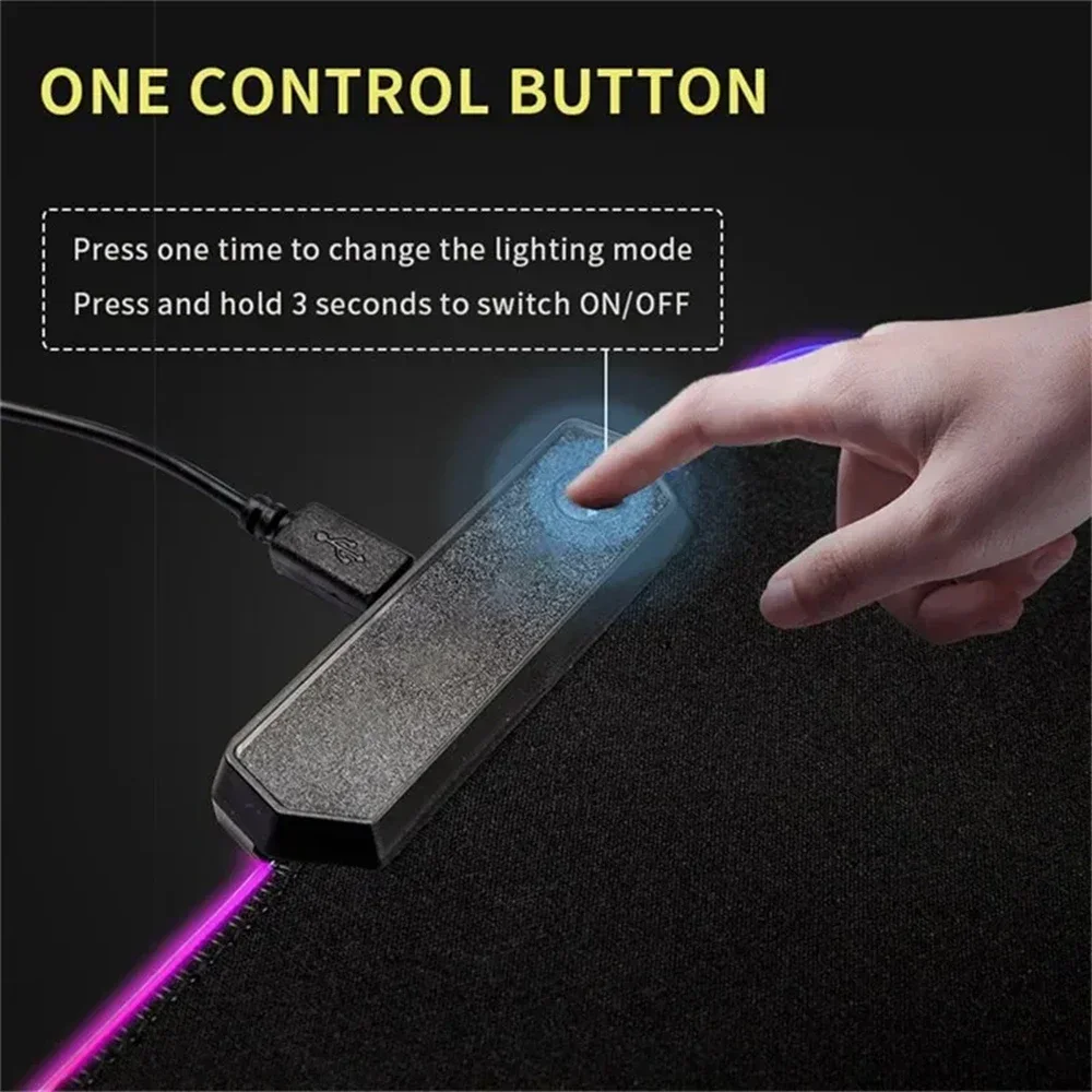 Alas Meja Gamer RGB Baru Lampu - Desk Setup Rgb ulasan dan harga