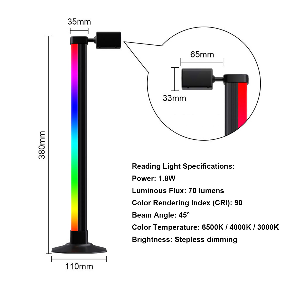 Lampu LED RGB Smart Light Bar  - Desk Setup Rgb ulasan dan harga