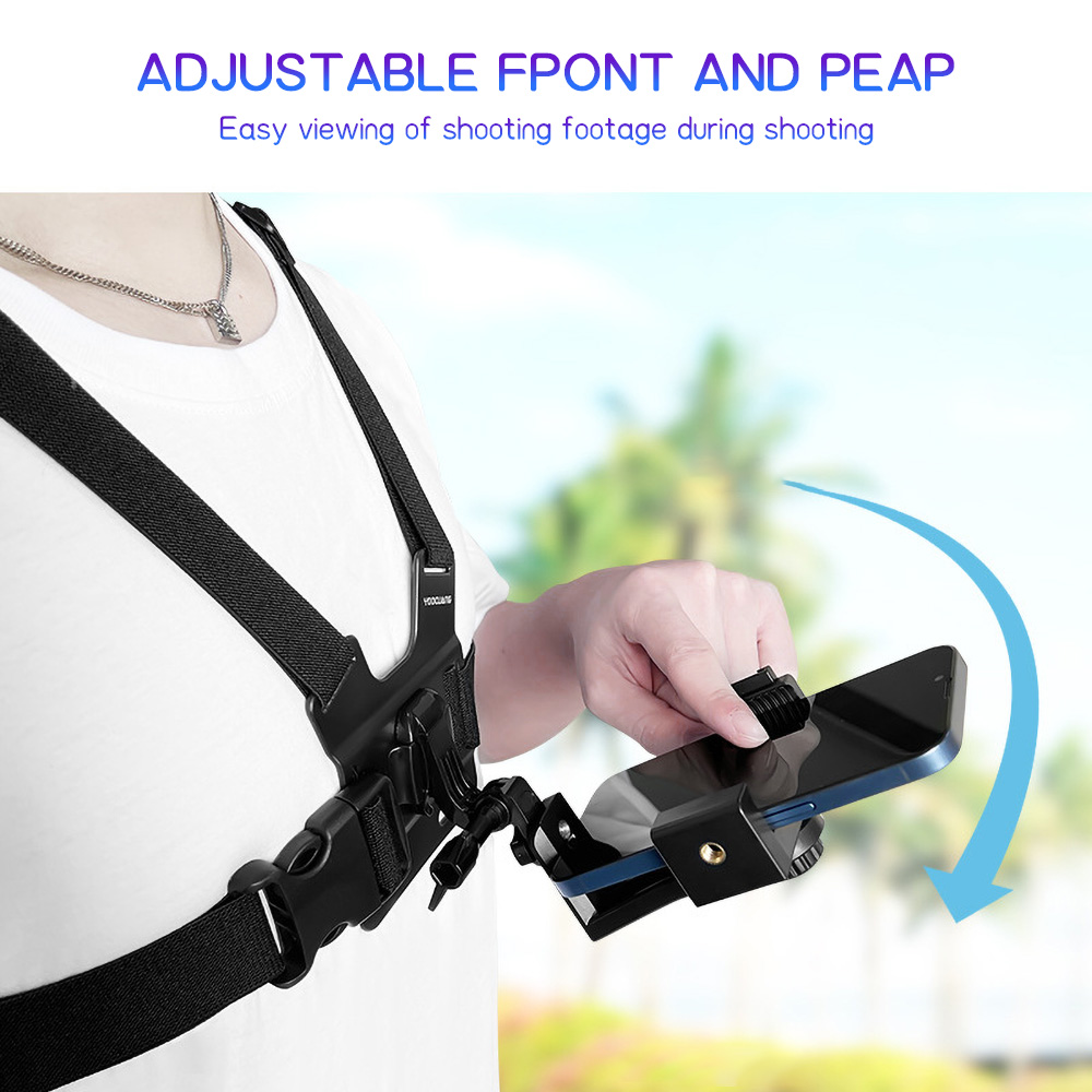 Penyangga Ponsel Dada Elastis  - Dual Phone Holder ulasan dan harga